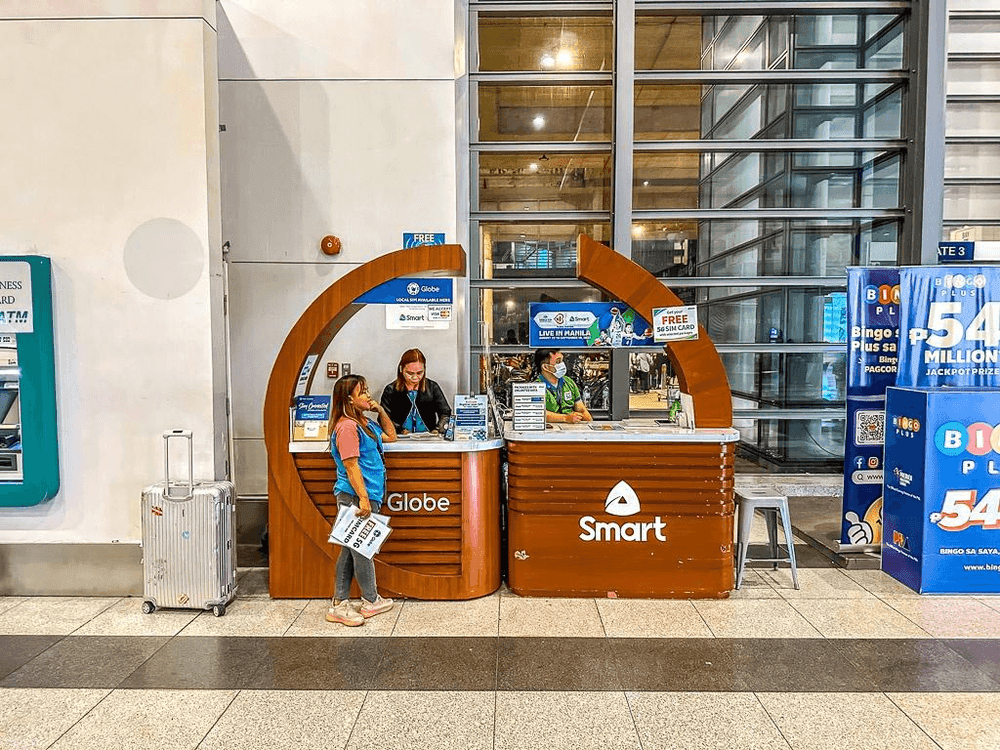 Globe Telecom NAIA Booth